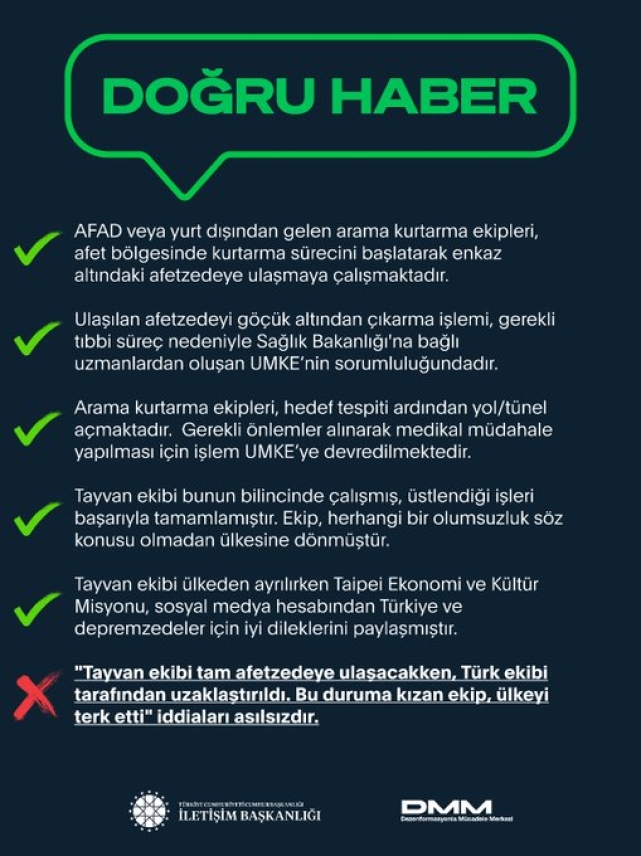 Yalan haberler tek tek açıklandı.