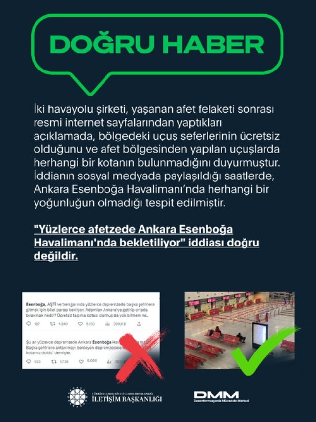 Yalan haberler tek tek açıklandı.