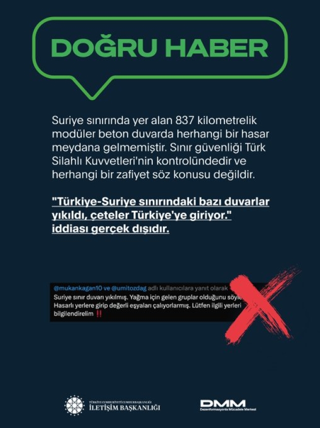 Yalan haberler tek tek açıklandı.