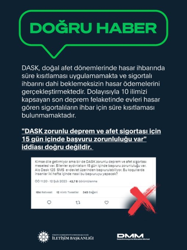 Yalan haberler tek tek açıklandı.