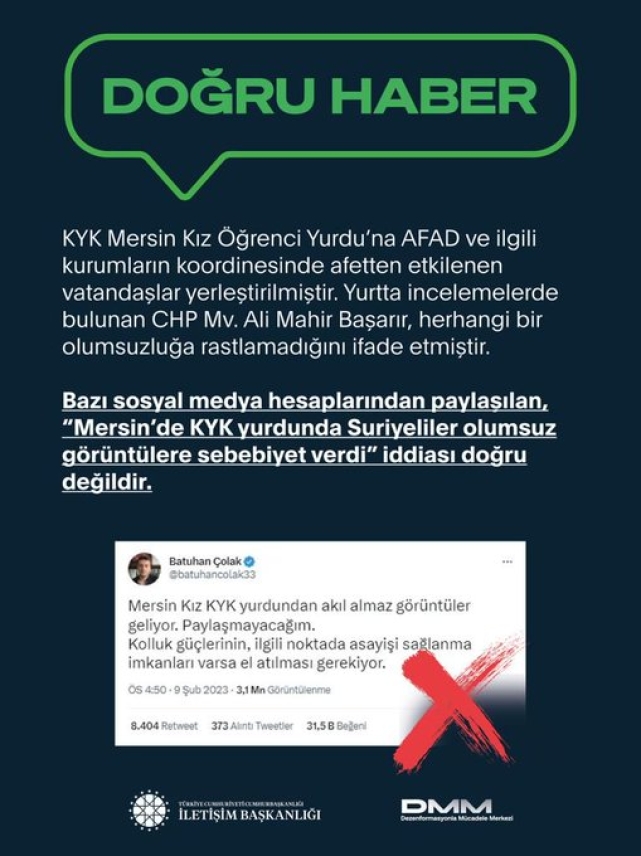 Yalan haberler tek tek açıklandı.