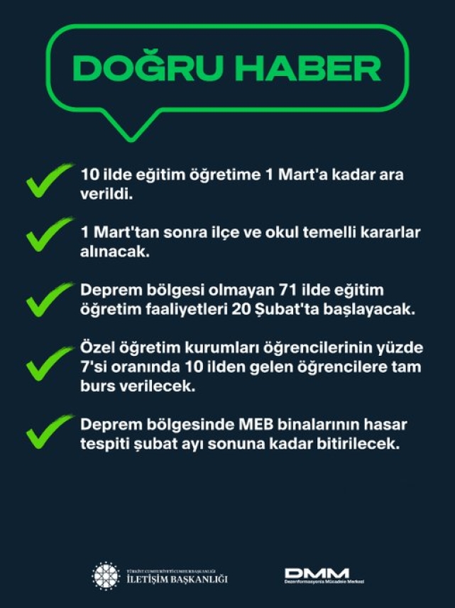 Yalan haberler tek tek açıklandı.