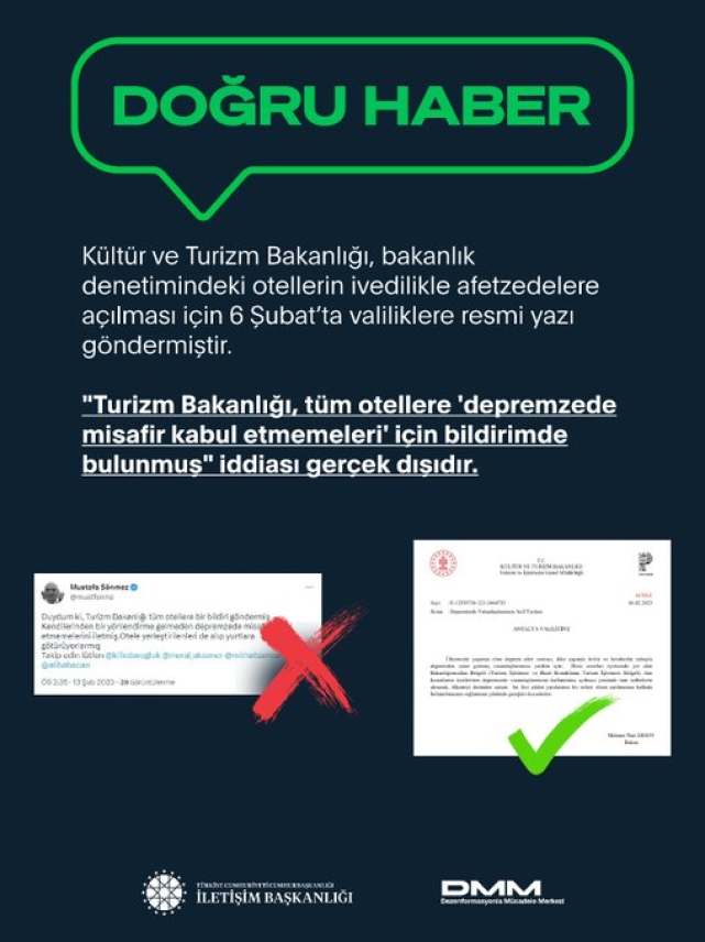 Yalan haberler tek tek açıklandı.