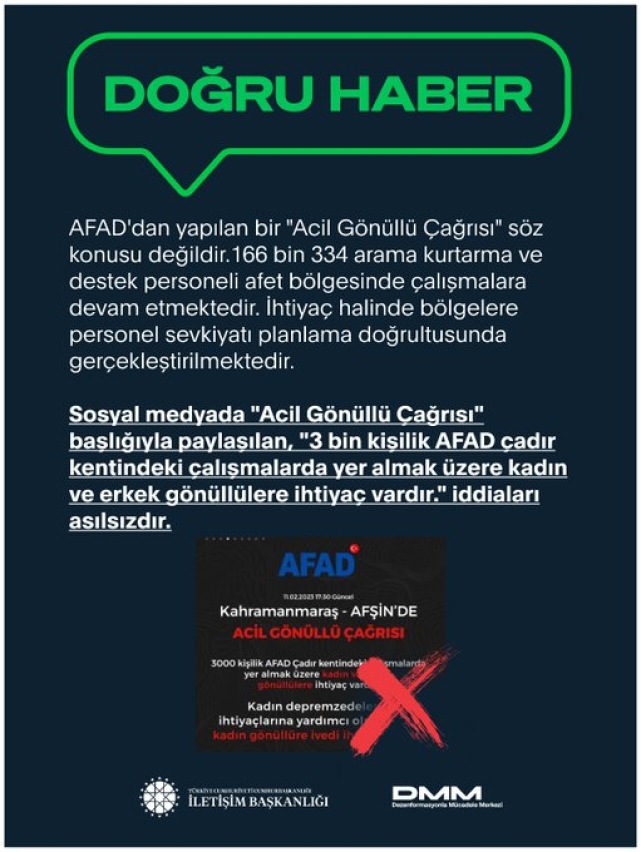 Yalan haberler tek tek açıklandı.