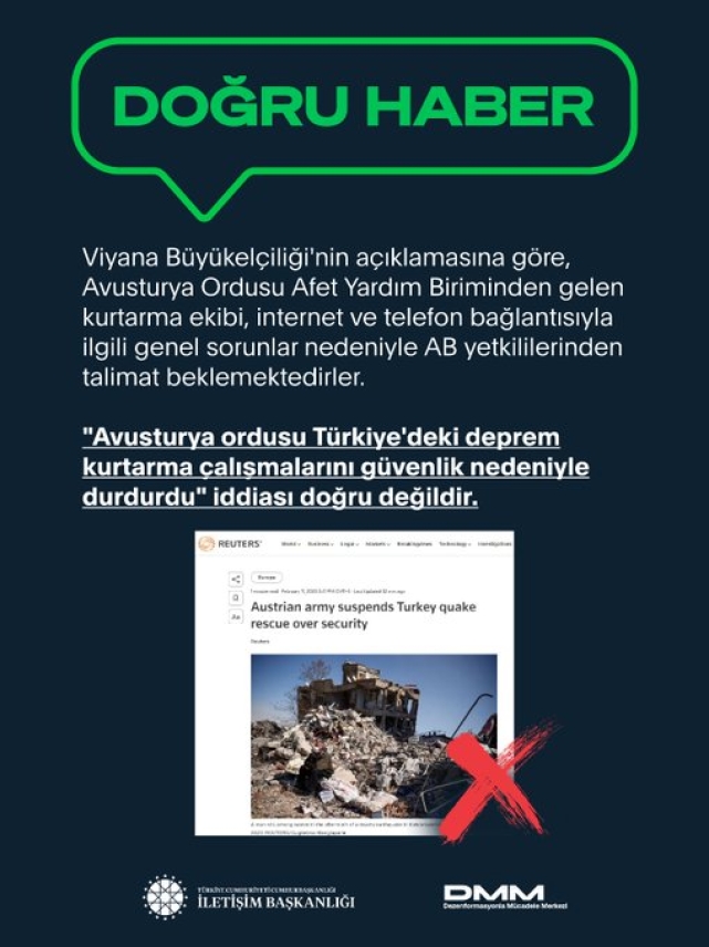 Yalan haberler tek tek açıklandı.