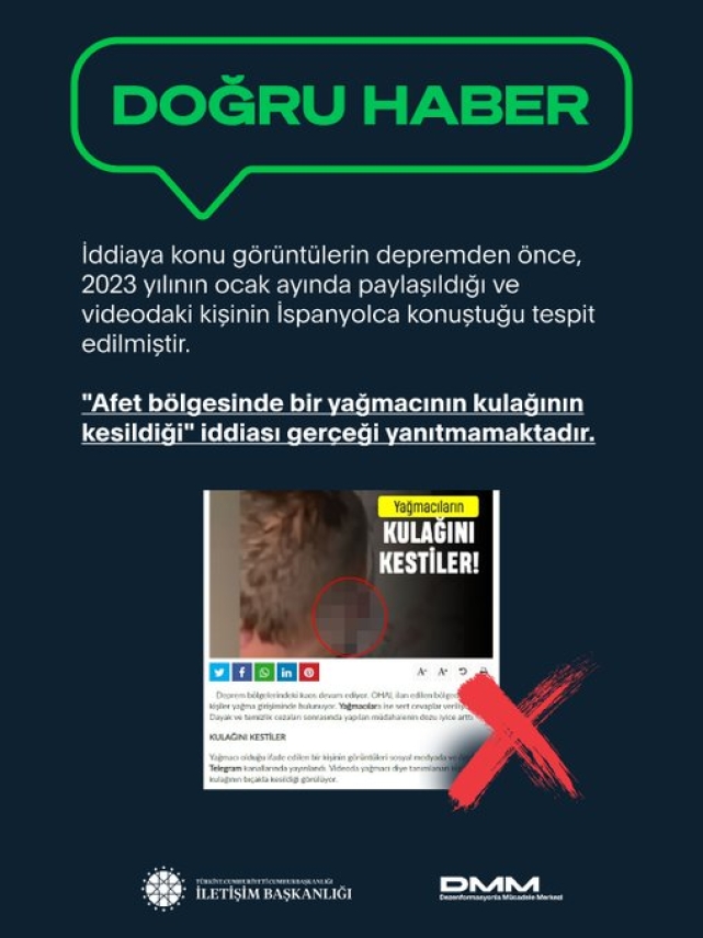 Yalan haberler tek tek açıklandı.