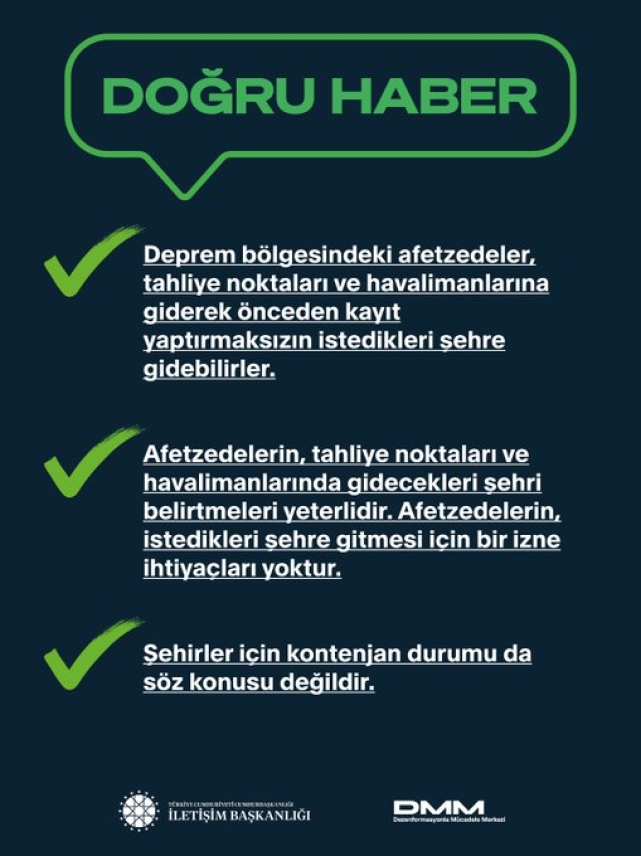 Yalan haberler tek tek açıklandı.