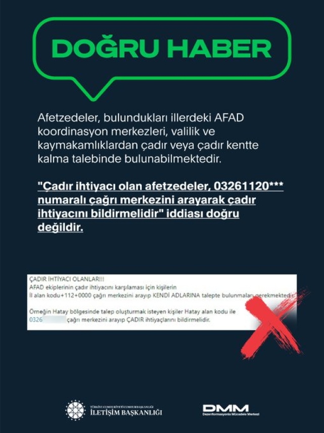 Yalan haberler tek tek açıklandı.