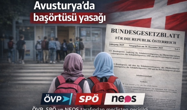 Avusturya’da 14 yaş altı öğrenciler için başörtüsü yasağı resmileşti: Düzenleme koalisyon ortaklarının oylarıyla meclisten geçti